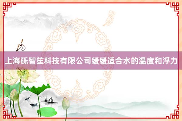 上海砾智笙科技有限公司缓缓适合水的温度和浮力